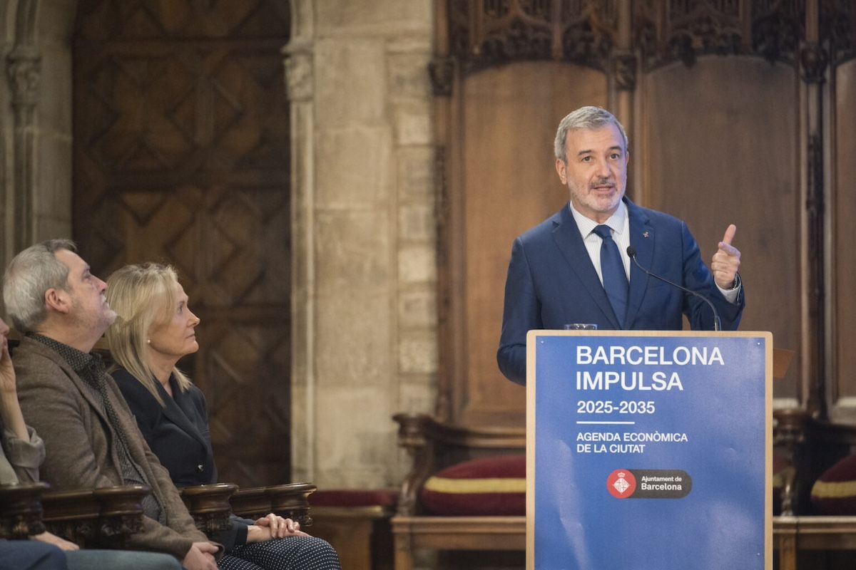 El alcalde de Barcelona, Jaume Collboni.