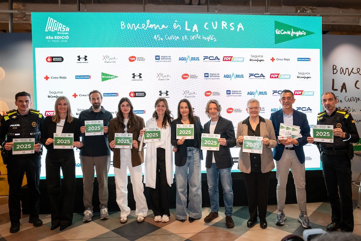 Presentación de la Cursa El Corte Inglés de 2025.