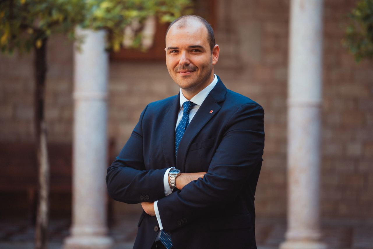 El conseller de Presidencia, Albert Dalmau. 