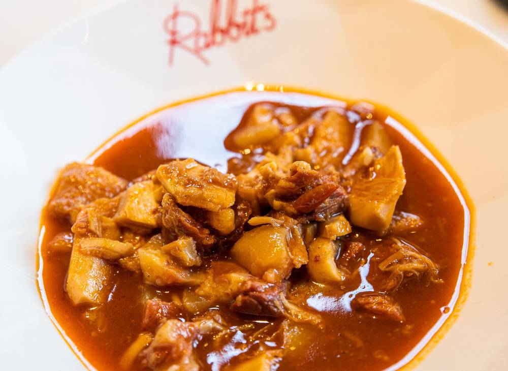 Ración de callos en Rabbit's.