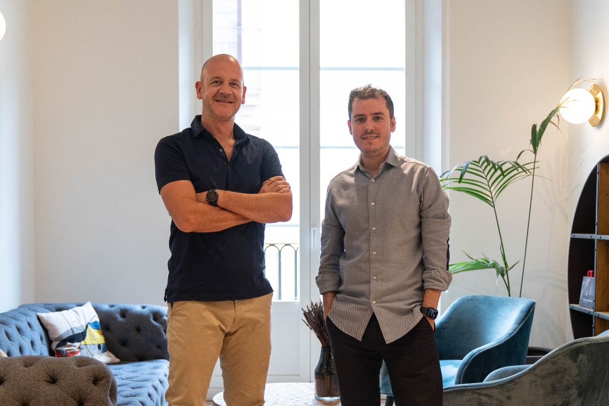 The co-founders of the Zazume startup.