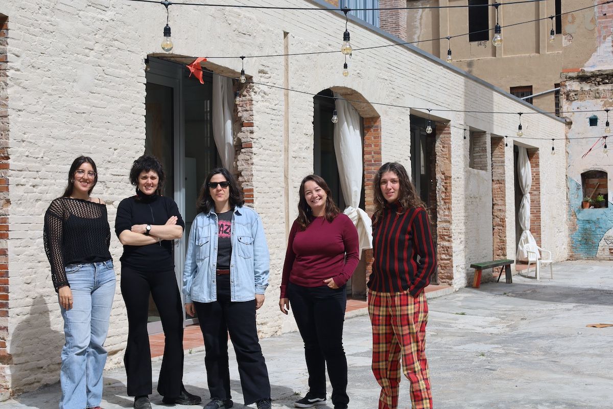 Trabajadoras del centro de creación artística La Escocesa. 
