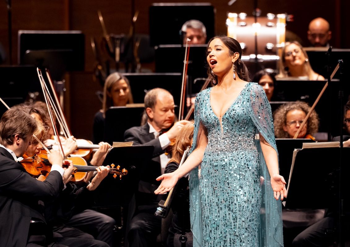 La cantante Nadine Sierra en el Liceu. 