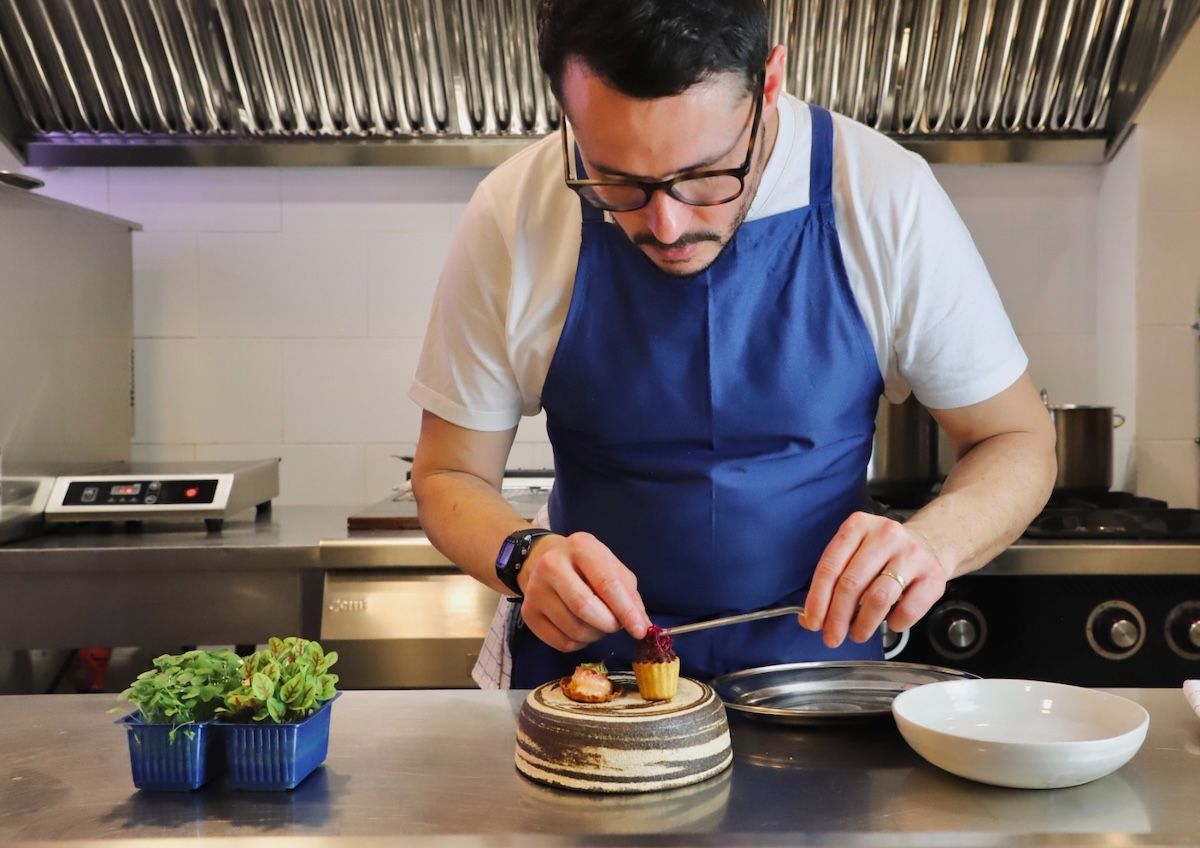 Pachi Rodríguez al restauran Âme