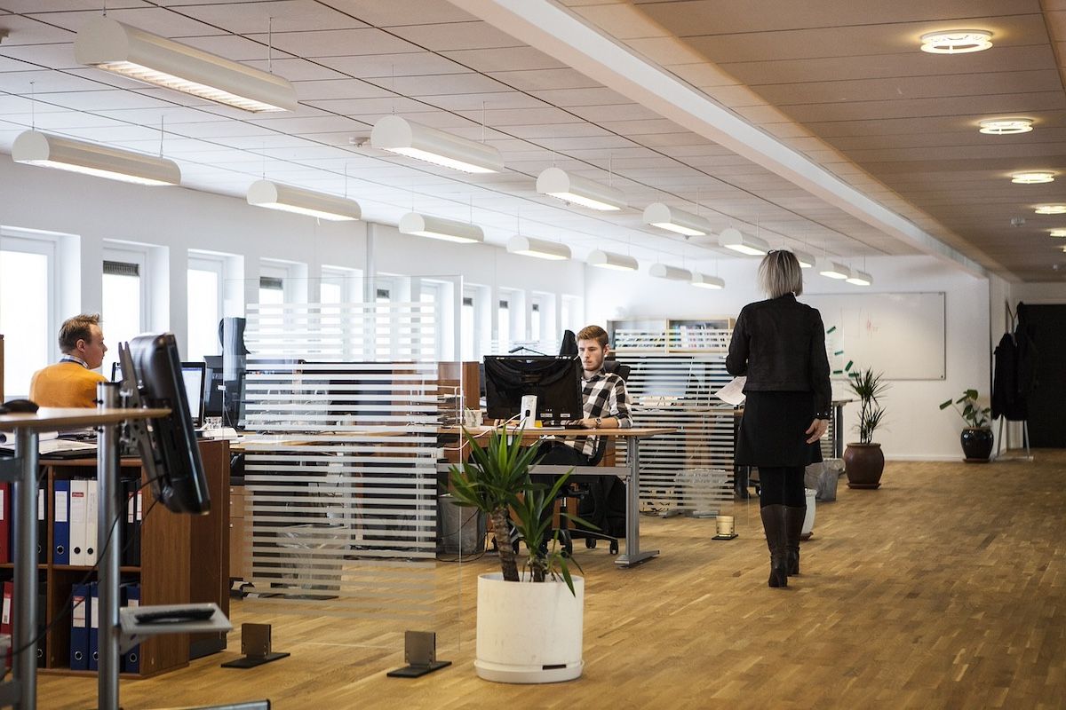 Offices and workplaces.