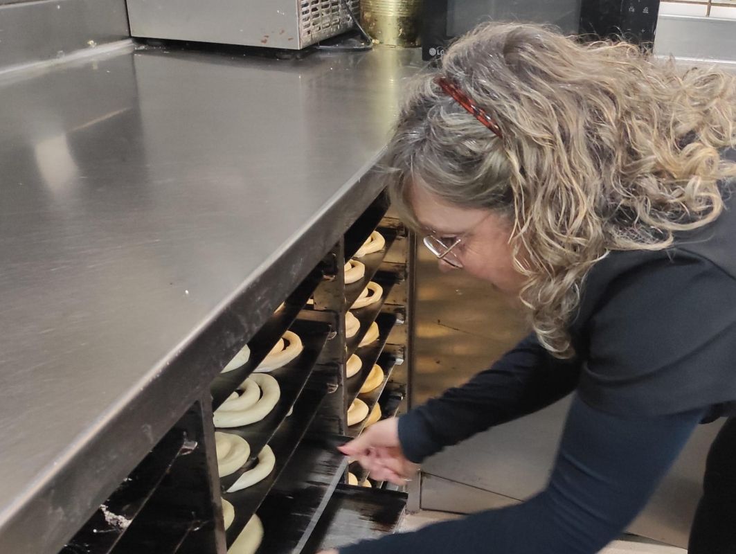 Pilar Tasias de la pastelería Formentos de Gràcia. 