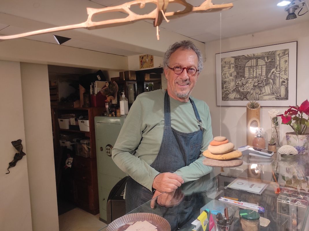 El artesano Joan Rovira. 