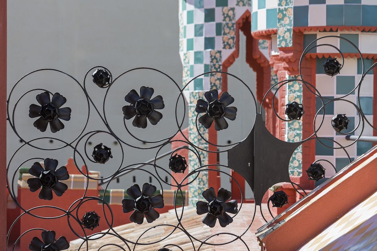 Detalles de la Casa Vicens de Barcelona. 