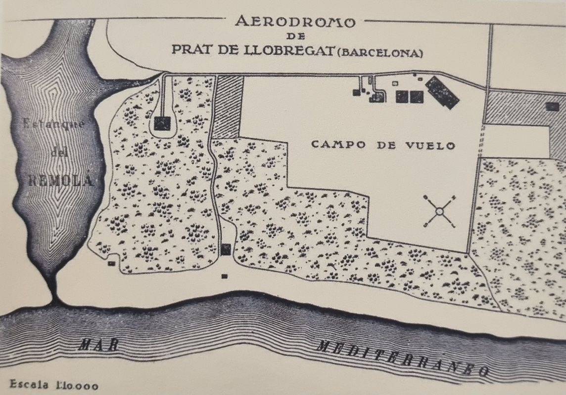 Camp de vuelo de La Volatería del Prat. 