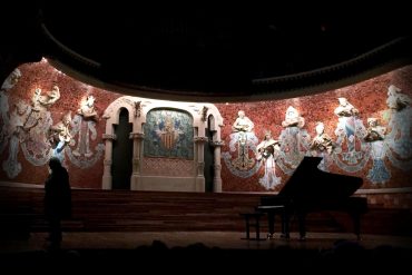 El pianista ruso Sokolov en el Palau de la Música Catalana