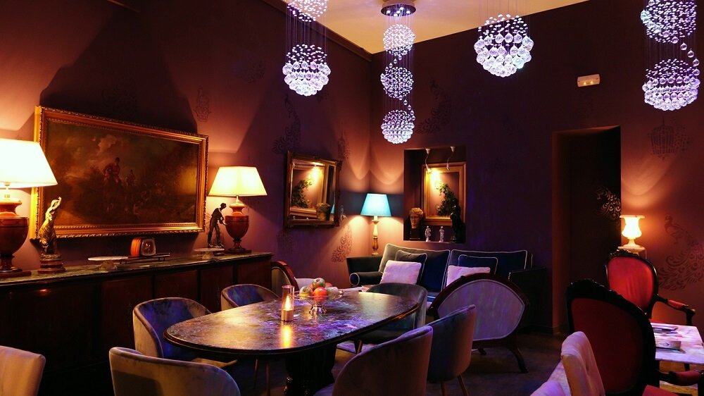 Interior del Hedges Club