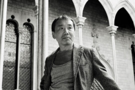 Haruki Murakami en el Palau de la Generalitat, en una visita a Barcelona © Iván Giménez / Tusquets Editores