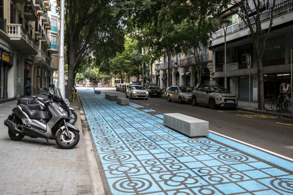 urbanismo táctico Consell de Cent