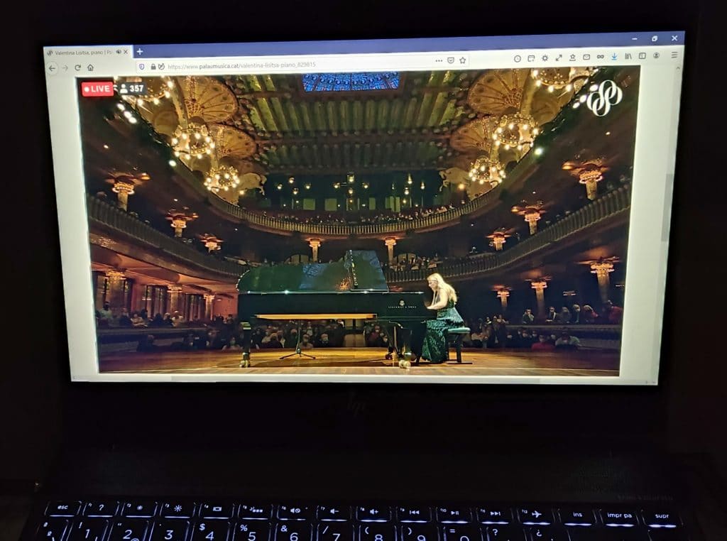 la pianista Valentina Lisitsa Palau de la Música