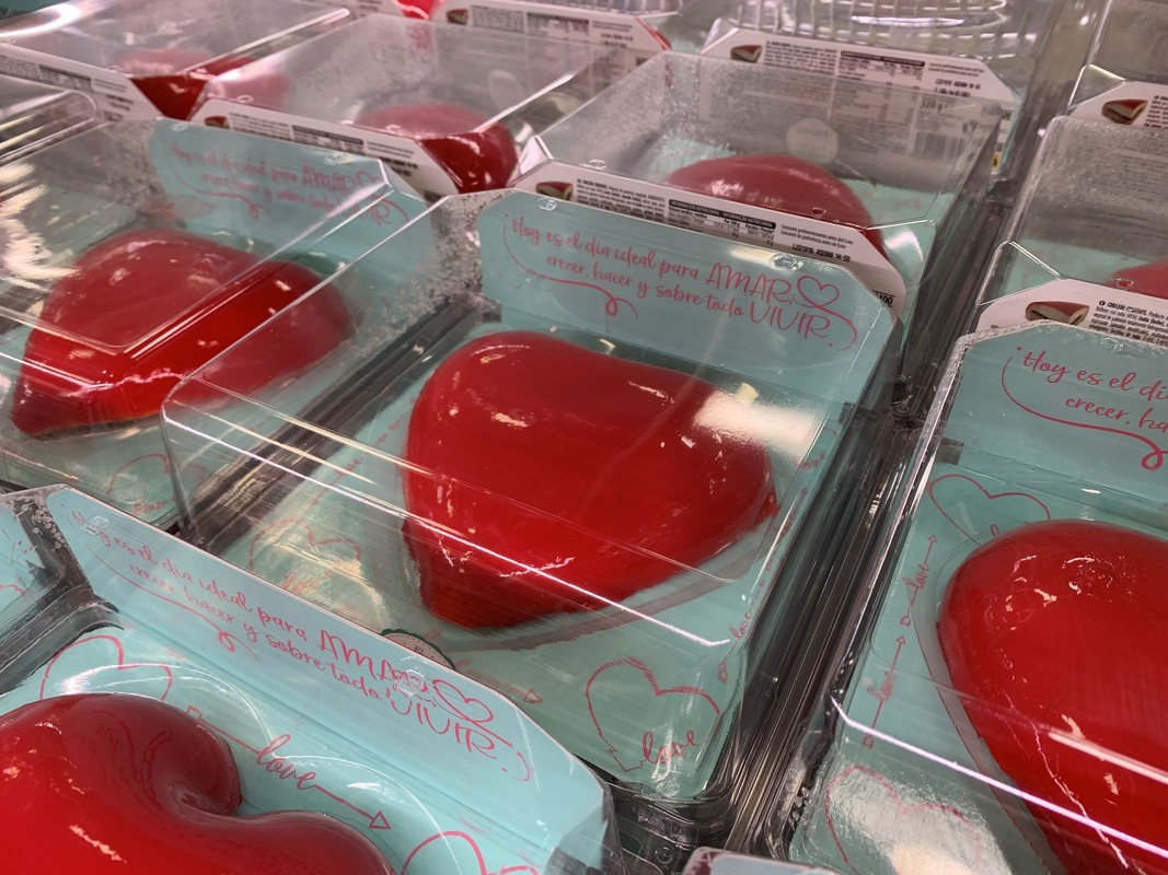 Pasteles en forma de corazón de Mercadona