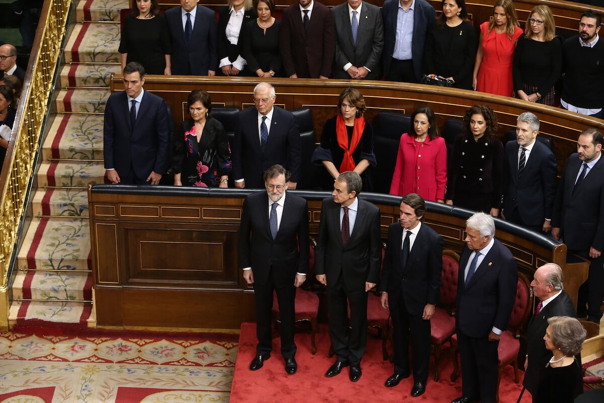 Rey emérito Juan Carlos I en el acto por el 40 aniversario Constitución Española