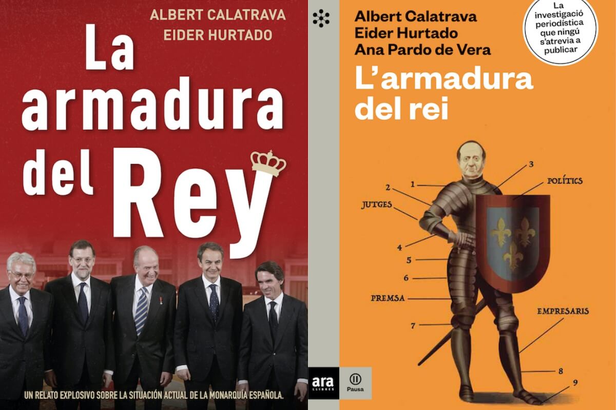 Portadas libro La Armadura del Rey