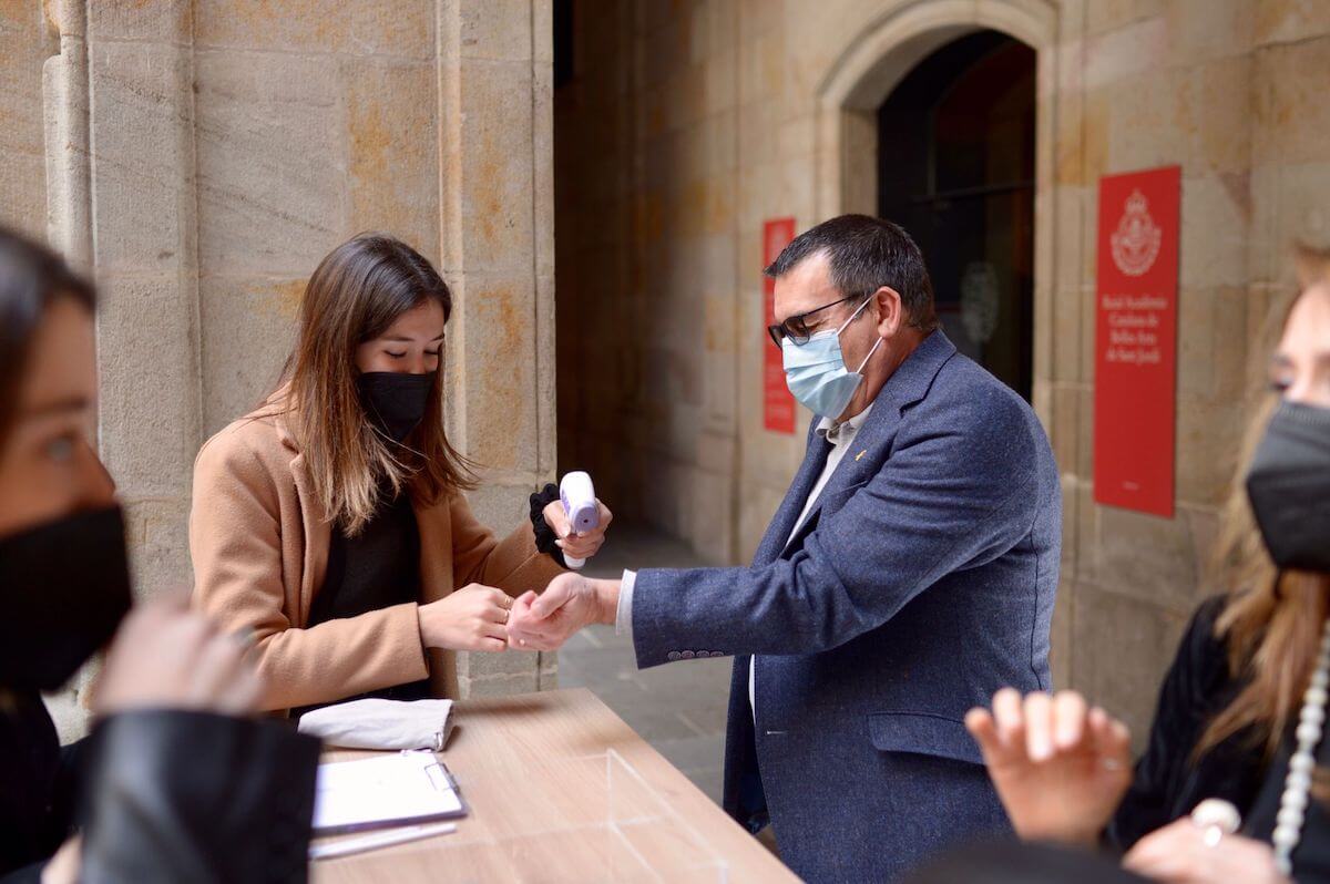 Mesures Covid-19 Llotja de Mar Barcelona