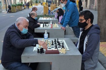 Jugadores de ajedrez en Barcelona
