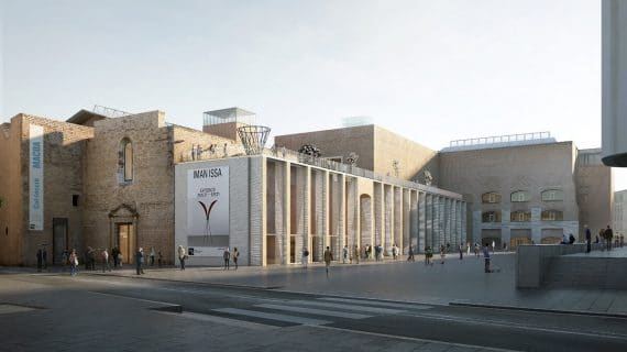 Imagen virtual del nuevo edificio del museo MACBA.