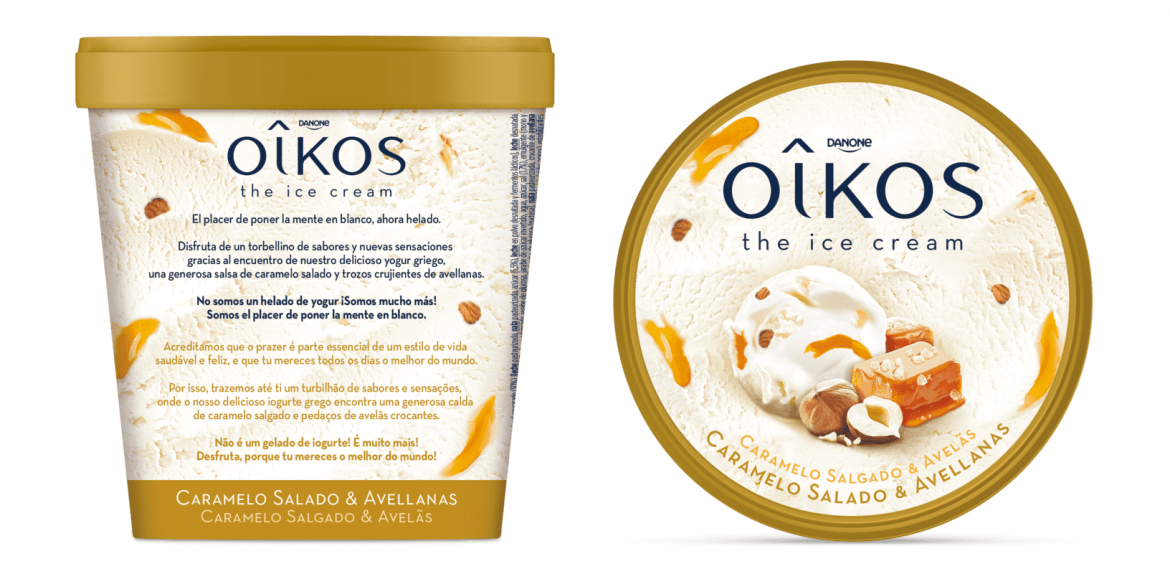 Helados Oikos Danone