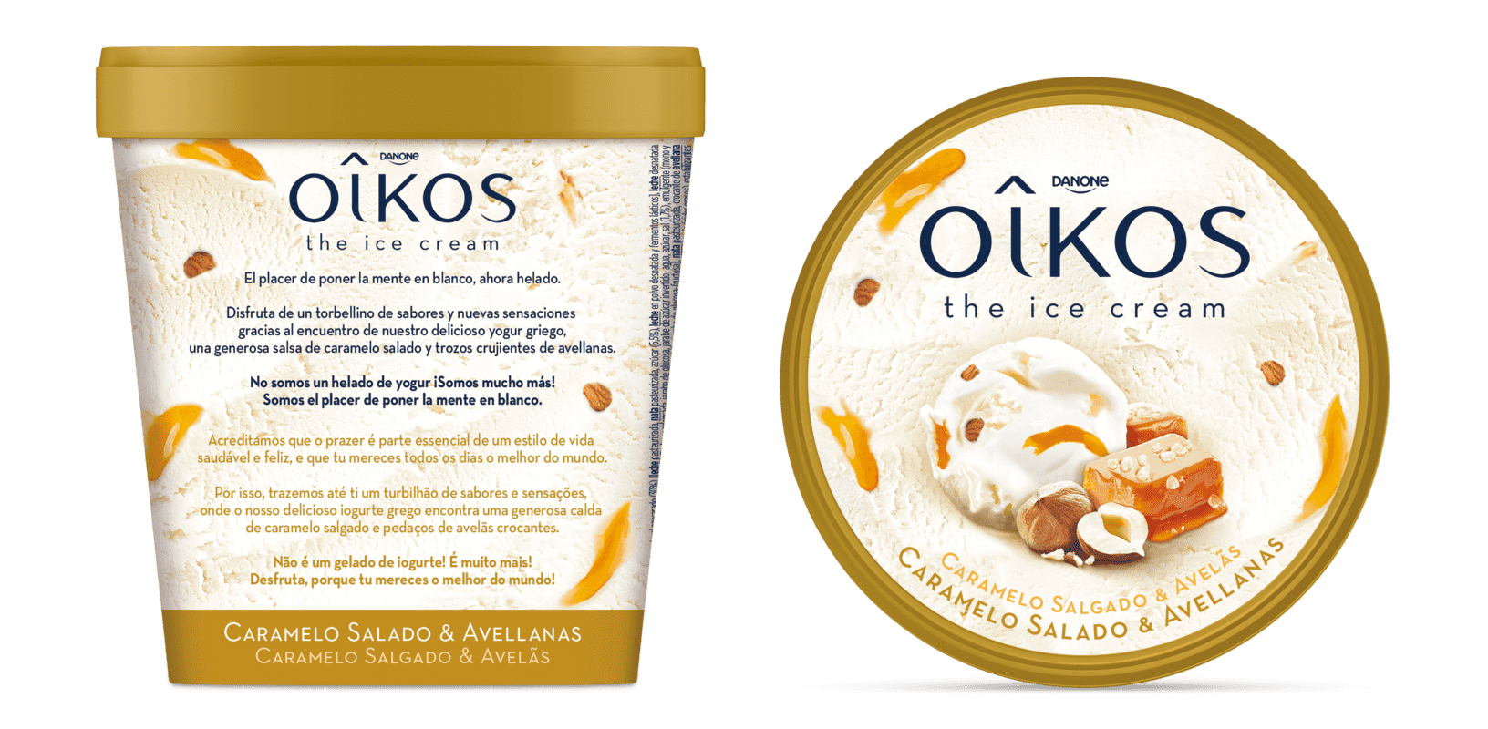 Los primeros helados de Danone con la marca Oikos se fabricarán en