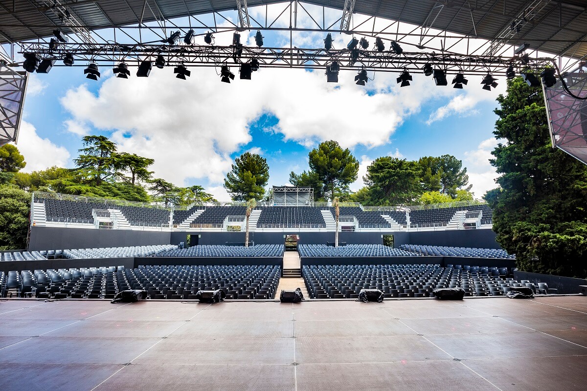 Escenari Festival Jardins Pedralbes