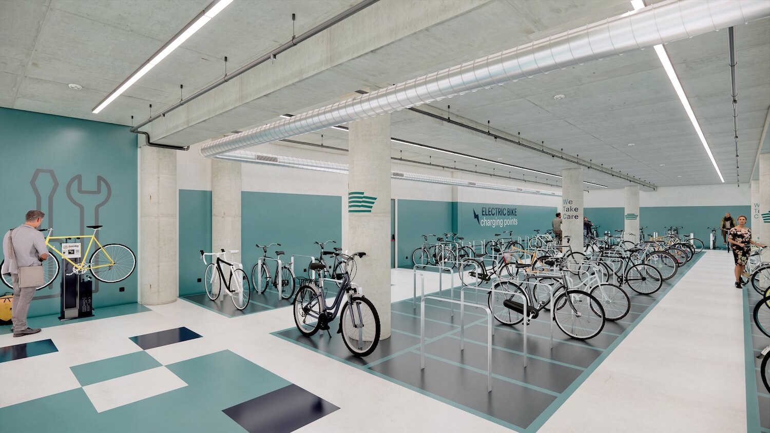 Pàrquing bicicletes World Trade Center