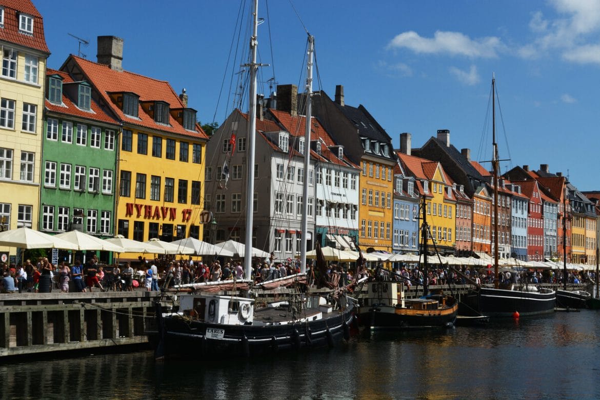 El icónico canal de Nyhavn, en Copenhagen.