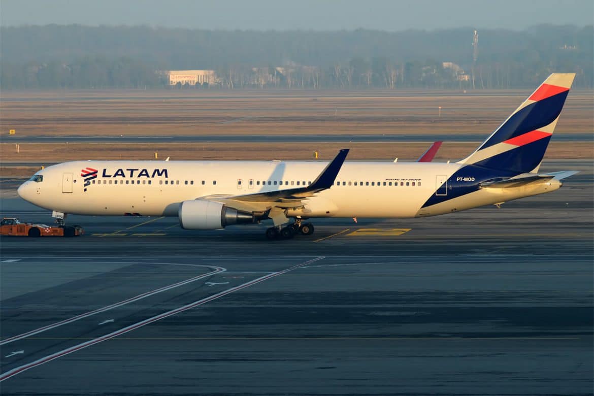 Boeing 767 Latam Brasil