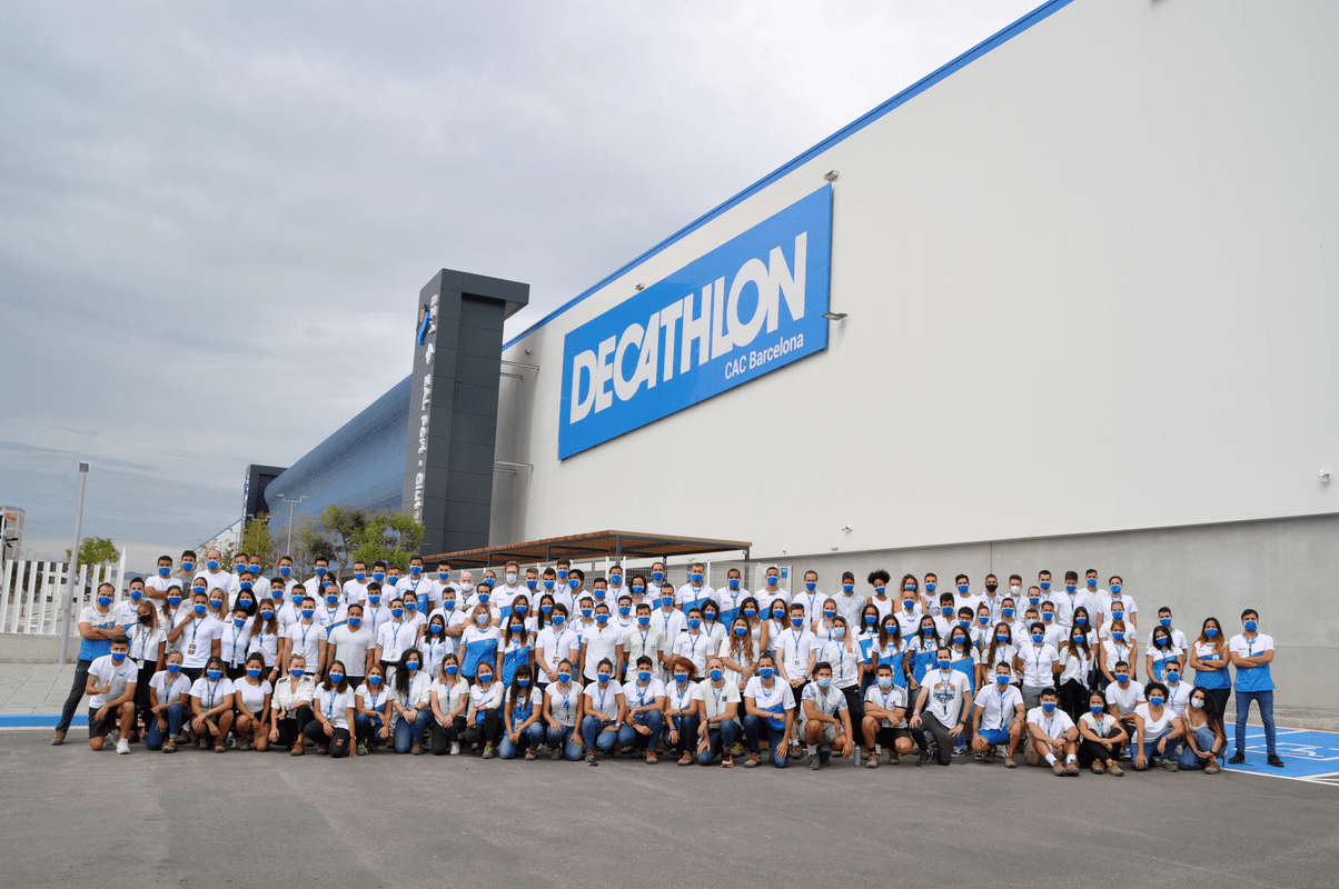 Decathlon ZAL Barcelona almacén