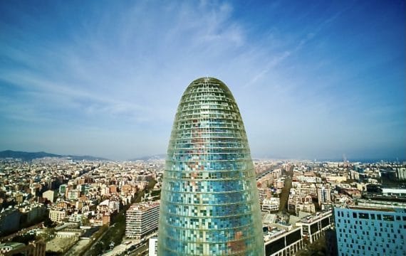 La cúpula de la Torre Glòries será visitable el próximo año.