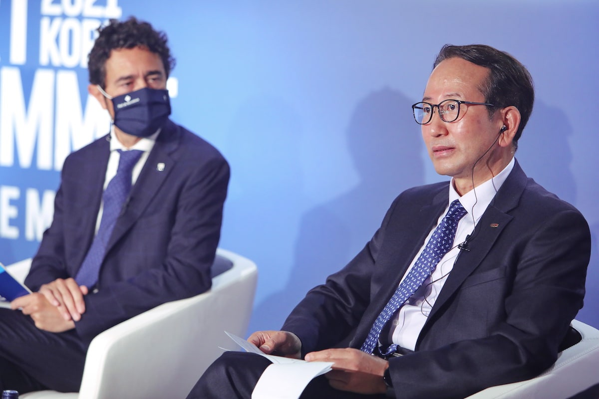 presidente port Barcelona Damià Calvet presidente Puerto Busan Kang Joon Suk