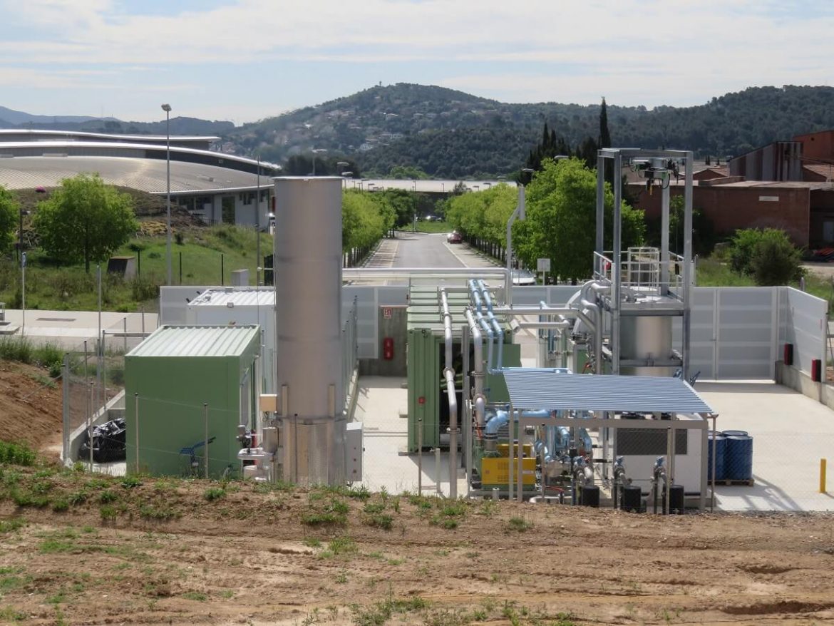 Planta de gases renovables de Naturgy en Cerdanyola del Vallès.
