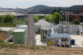 Planta de gases renovables de Naturgy en Cerdanyola del Vallès.