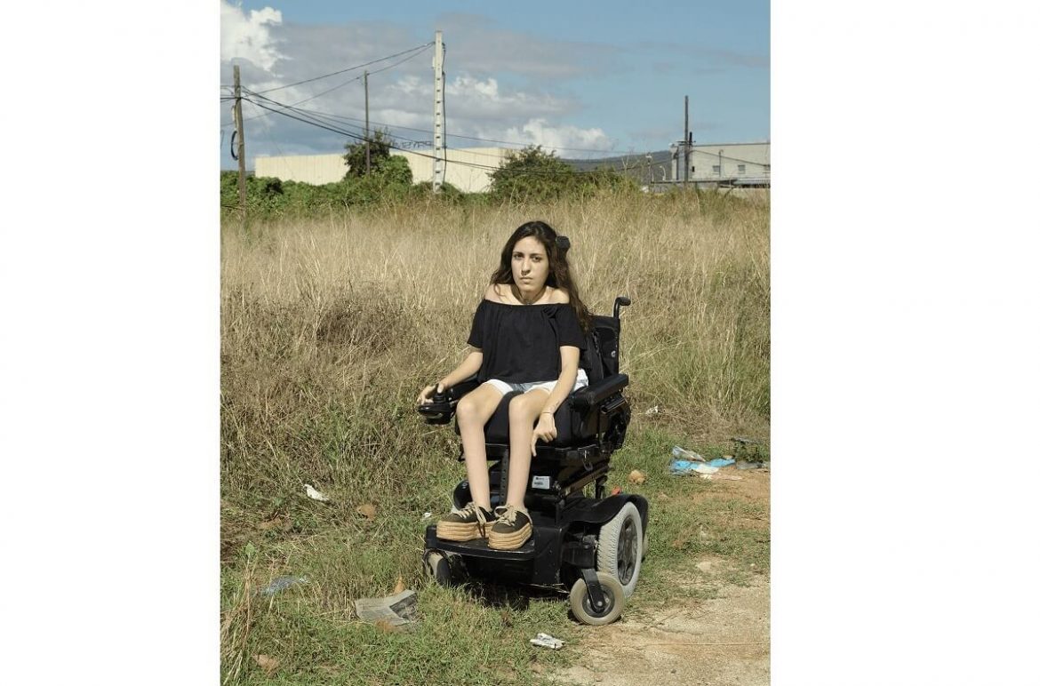 Joana Massó en cadira de rodes