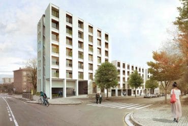 Imatge virtual de la promoció de pisos de lloguer assequible a Barcelona