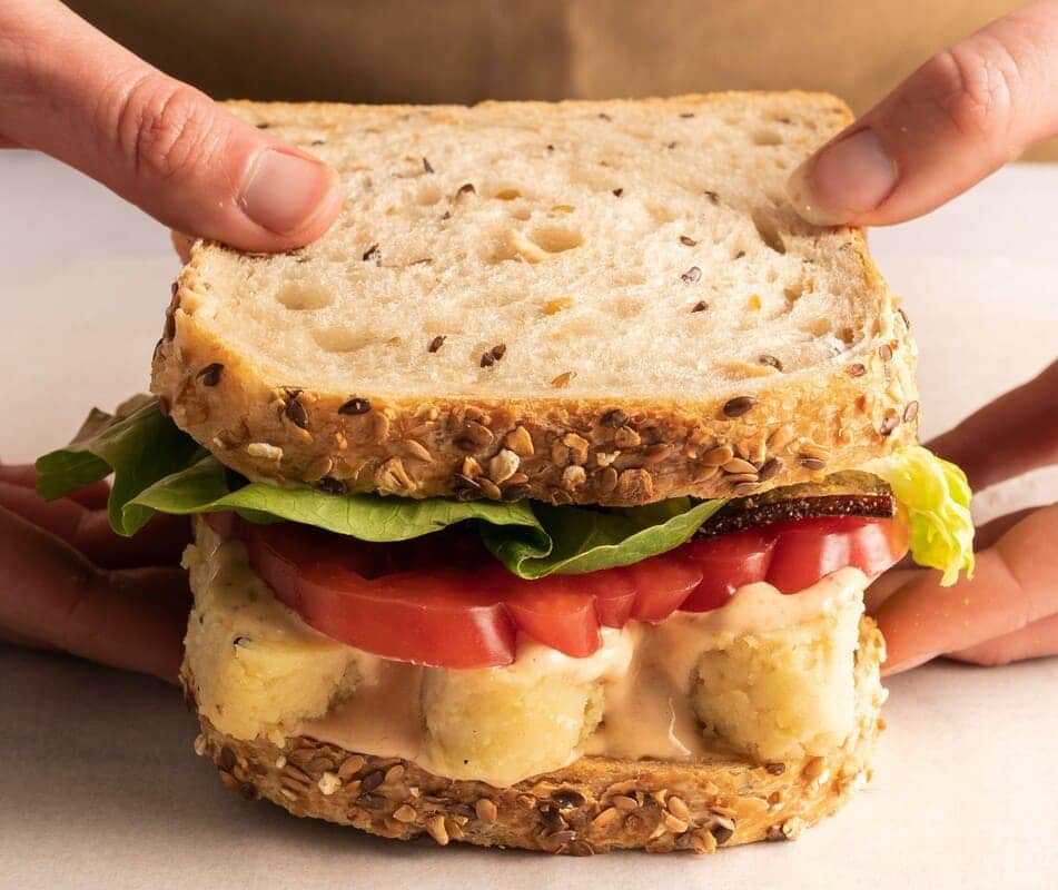 The Spicy Señorita, el bocadillo más conocido de Dirty Vegans. ©Dirty Vegans