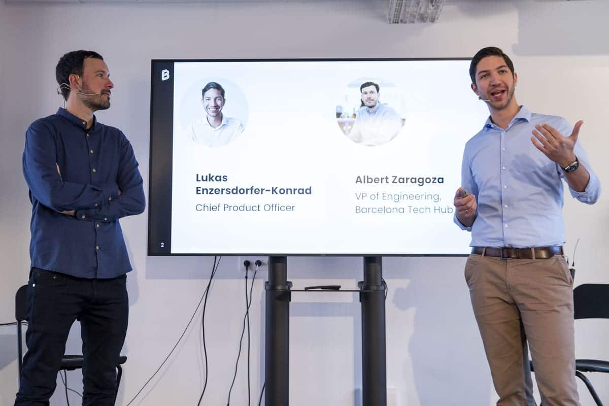 Bitpanda Albert Zaragoza y Lukas Enzersdorfer-Konrad