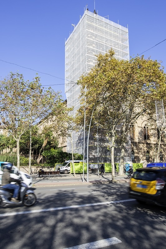 Obres Torre del Rellotge UB
