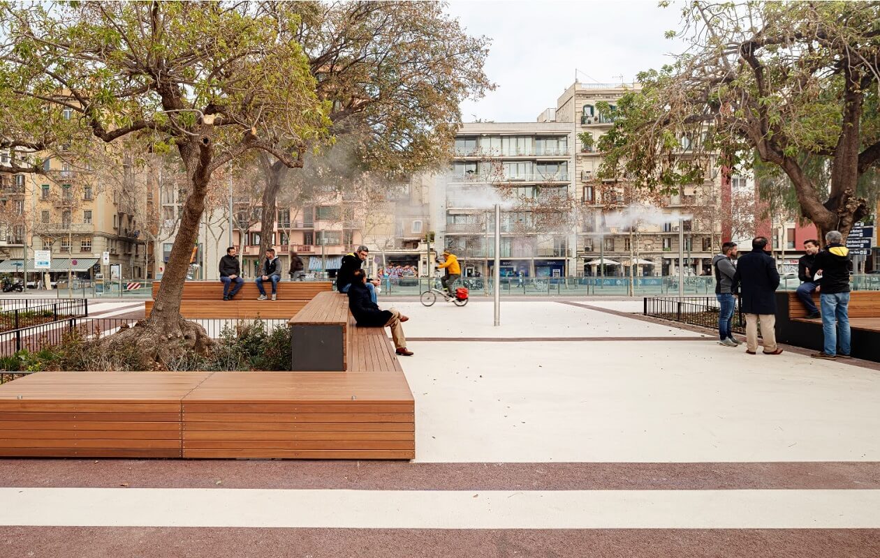 Illa climàtica passeig Joan de Borbó
