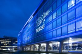 La sede central de Nestlé en Vevey (Suiza).
