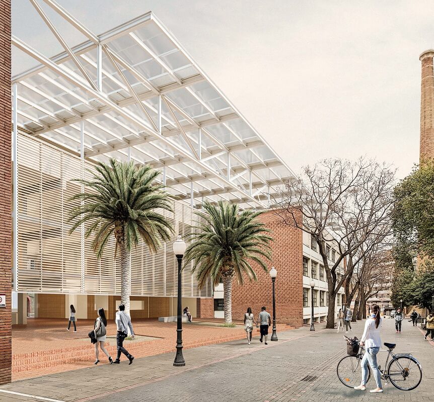 Render eix Escola Industrial