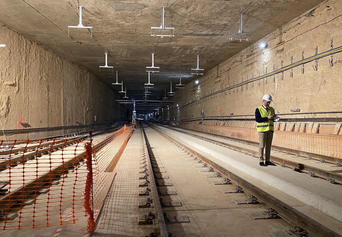 Túnel para trenes Granollers y Girona