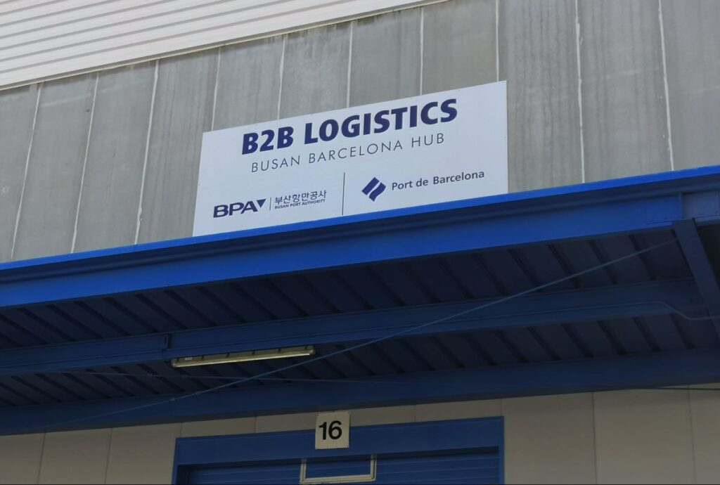 B2B Logistics Busan Barcelona Hub