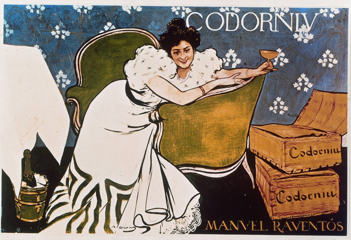 Cartel modernista Ramon Casas Codorníu