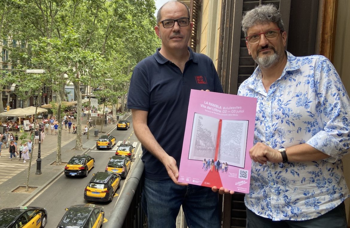 Fermin Villar Enric Bono en La Rambla