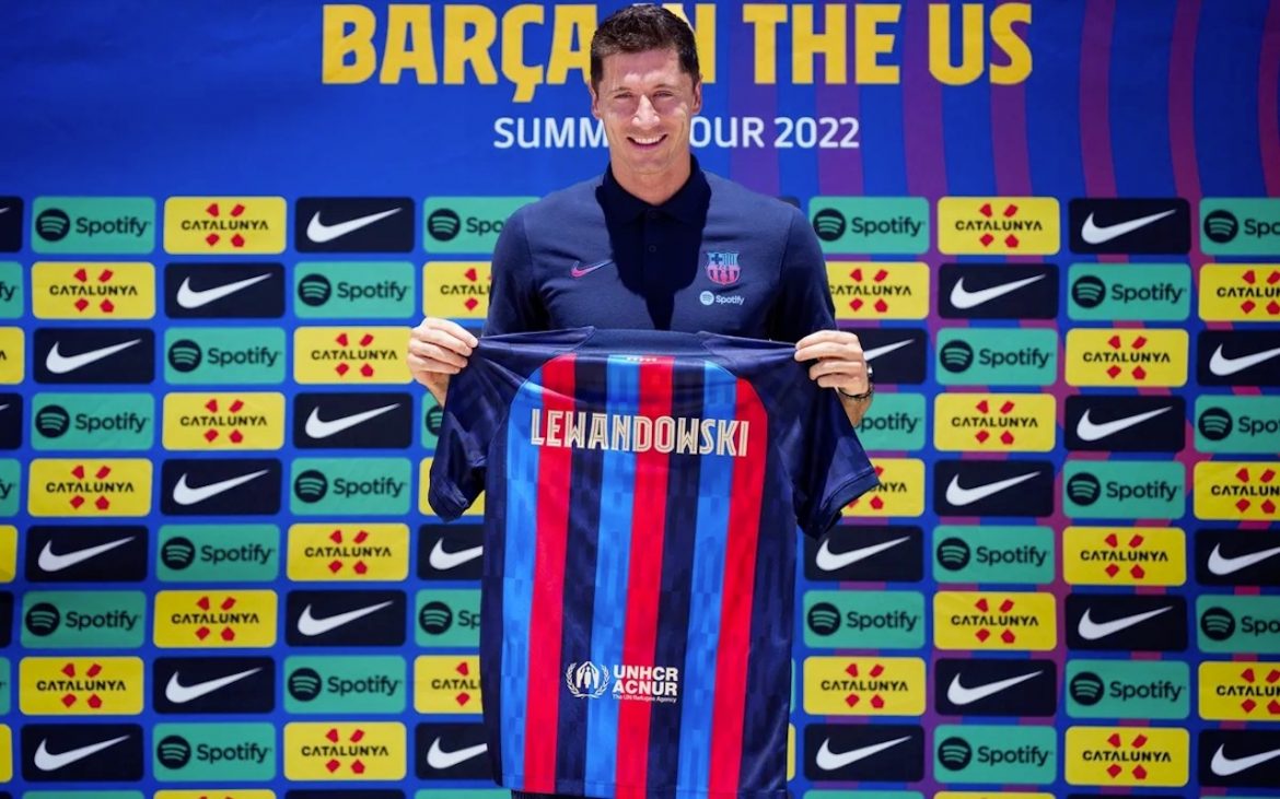 Presentación Robert Lewandowski FC Barcelona
