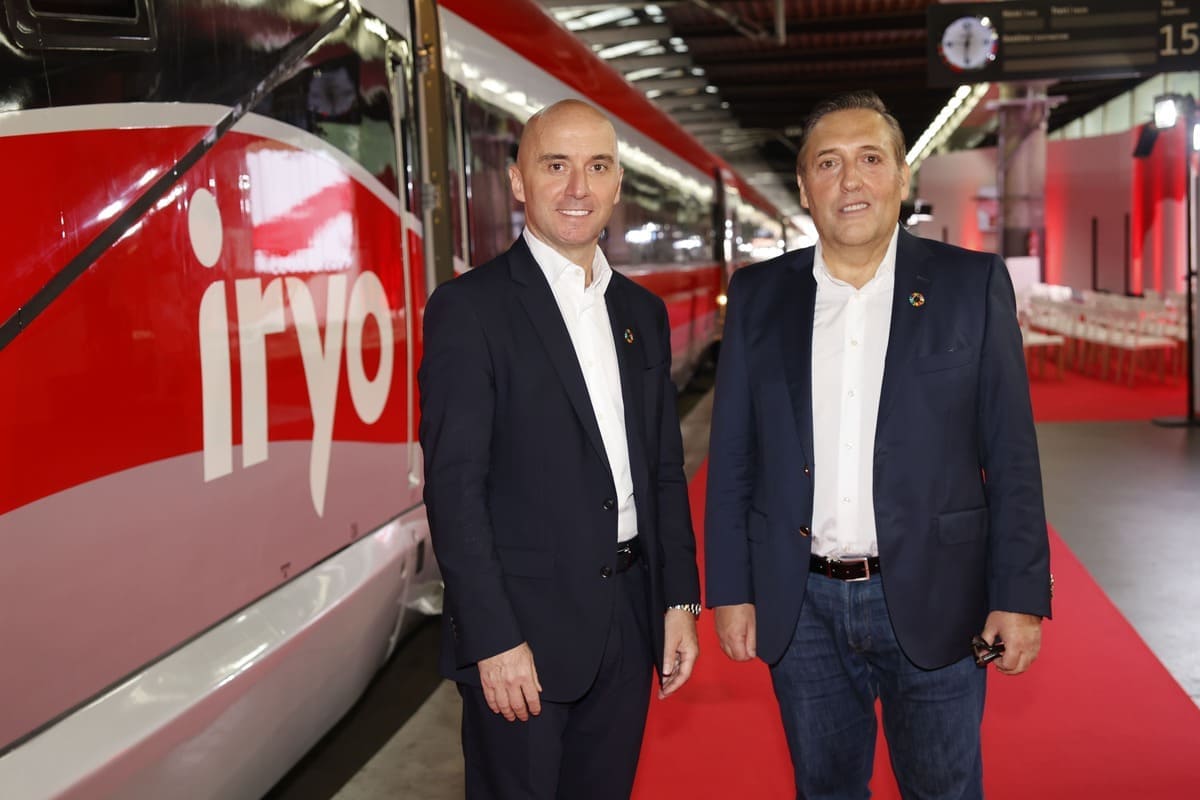 Simone Gorini, CEO; y Víctor Bañares, Director General. Iryo
