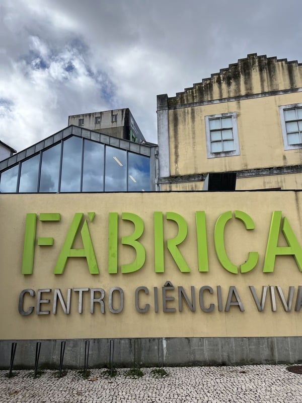 Fábrica Centro Ciéncia Viva, en la ciudad costera de Aveiro.